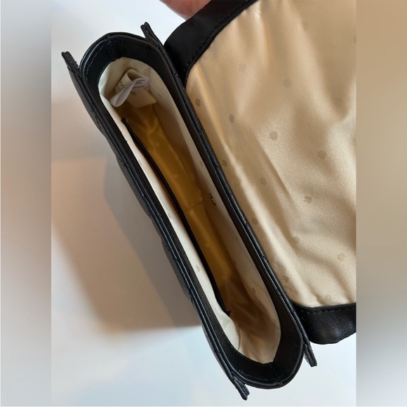 Kate Spade crossbody bag black with gold chain - Picture 4 of 15